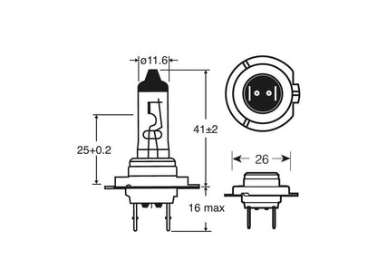 H7 LED Headlight Retaining Clip – Twist Lock Holder | Pair (477 | PX26d)