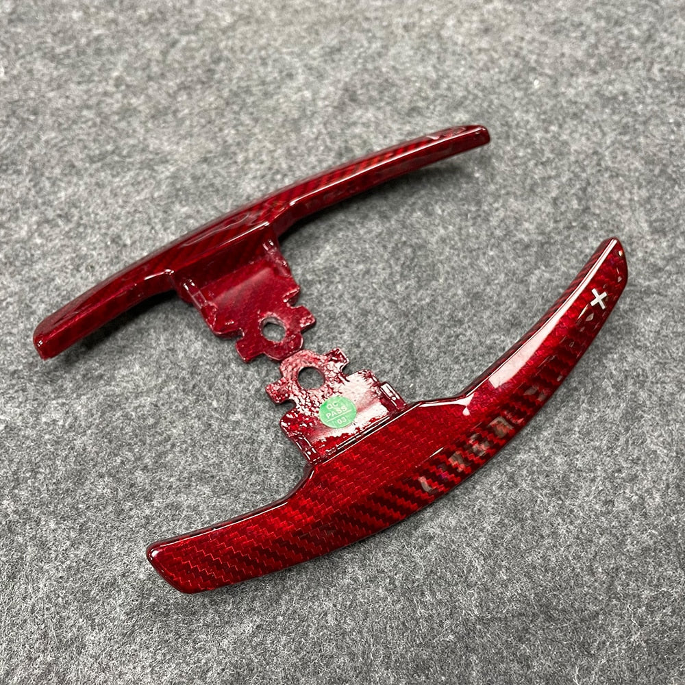 BMW F-Series Carbon Fibre/Carbon Fiber Paddle Shifters - Extended OEM-Fit Direct Replacement Gear Paddles/Shift Levers for F20 F22 F23 F30 F32 F36 F80 M3 M4 M5 M6 - Steering Wheel Paddle Extensions DCT/Steptronic Upgrade