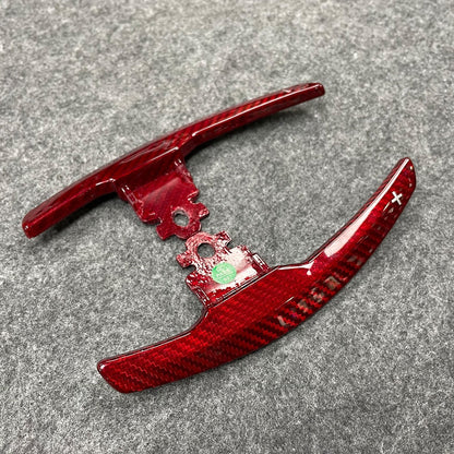 BMW F-Series Carbon Fibre/Carbon Fiber Paddle Shifters - Extended OEM-Fit Direct Replacement Gear Paddles/Shift Levers for F20 F22 F23 F30 F32 F36 F80 M3 M4 M5 M6 - Steering Wheel Paddle Extensions DCT/Steptronic Upgrade