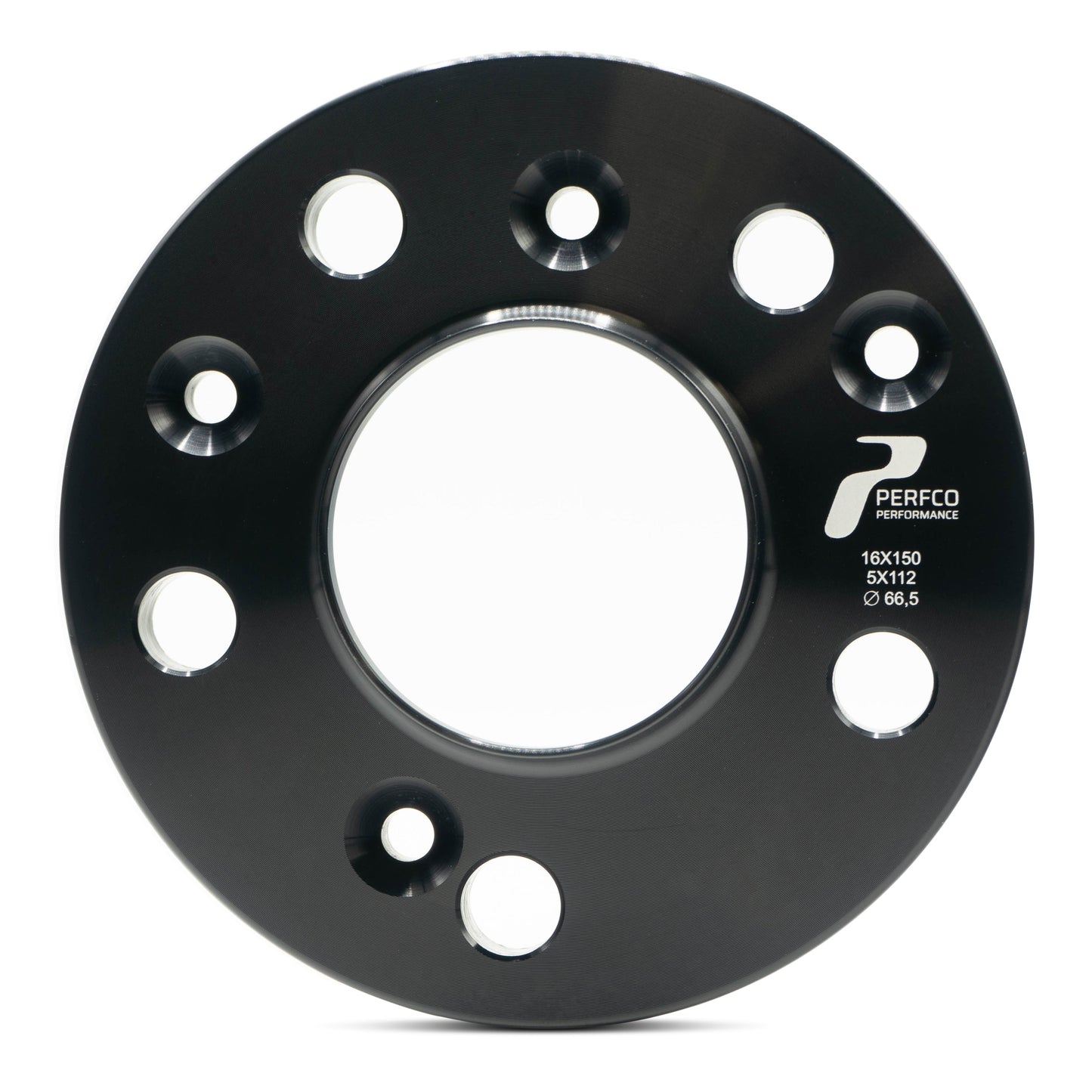 Audi Wheel Spacers Pair by Perfco Performance  CNC Machined Billet Aluminium, Black Anodised, Made in Italy  UK Stock  Multiple Widths  Fits A1 A2 A3 A4 A5 A6 A7 A8 TT R8 Q2 Q3 Q5 Q7  Flush Fitment & Stance Upgrade