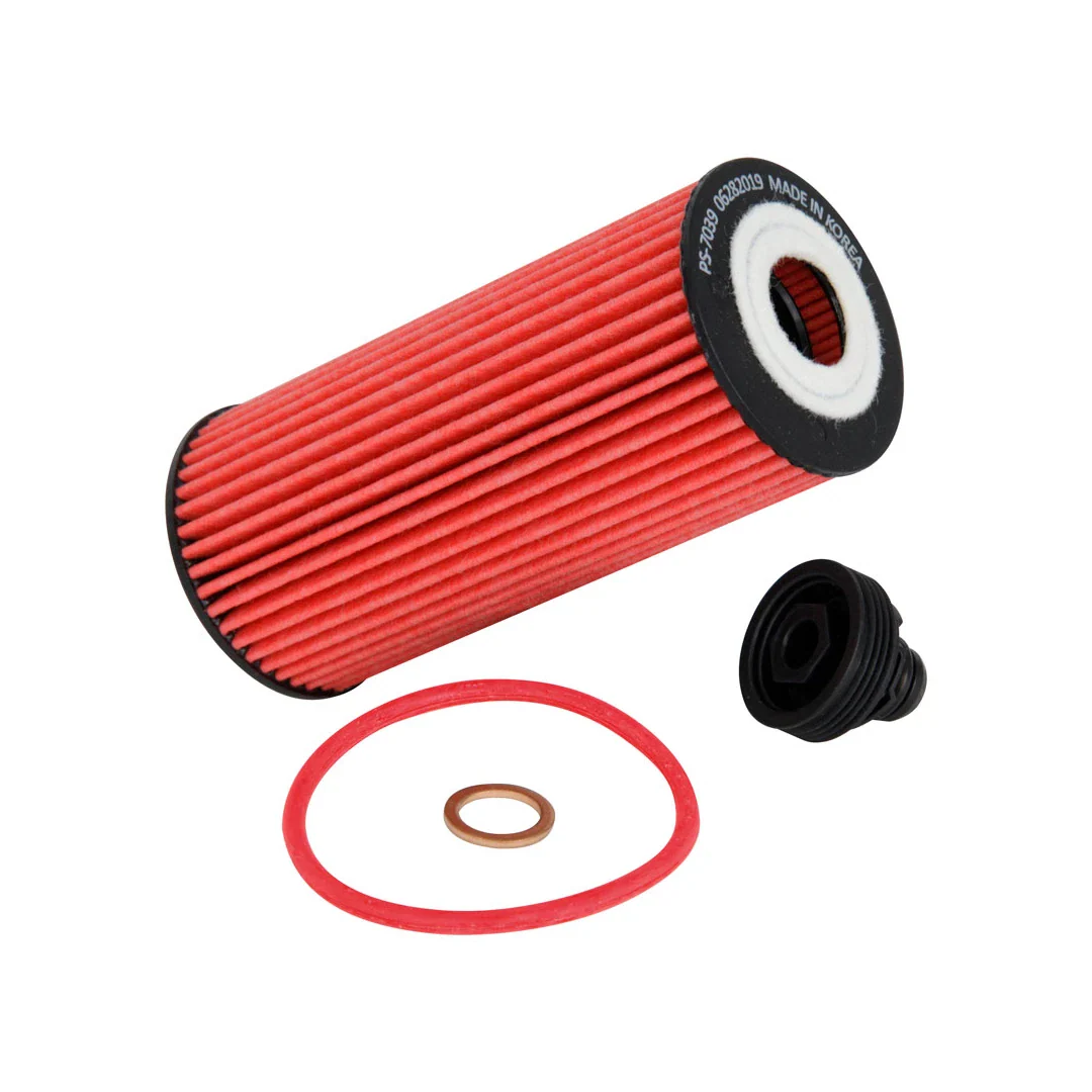 K&N HP-7039 (HP7039) Oil Filter Cartridge/Element for BMW X1 F48, X2 F39, i8 I12/I15 & MINI Cooper, Cooper S, JCW F54 F55 F56 F57 F60 - B38/B48 1.5/2.0 Turbo Engine Filter Insert, High-Flow OEM Replacement (Gen 3 MINI)