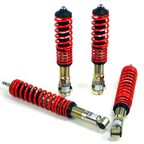 H&R Monotube Coilover Suspension Kit for BMW 6 Series E63/E64 (2004+) Coupe & Cabrio/Convertible, Typ 663C | Height Adjustable Coil Overs | Sport Lowering Kit 20–50mm Front / 20–40mm Rear | TUV Approved Performance Shocks & Dampers