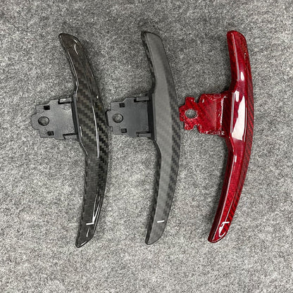 BMW F-Series Carbon Fibre/Carbon Fiber Paddle Shifters - Extended OEM-Fit Direct Replacement Gear Paddles/Shift Levers for F20 F22 F23 F30 F32 F36 F80 M3 M4 M5 M6 - Steering Wheel Paddle Extensions DCT/Steptronic Upgrade