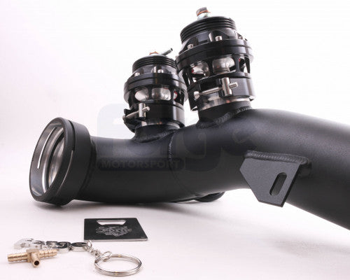 Forge Hard Pipe with Twin Valves and Kit for 335 Twin Turbo N54 Engine