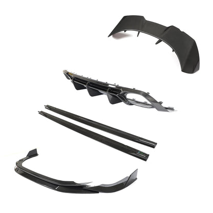 Audi RS3 (RS 3) 8Y Sportback Full Carbon Fibre/Fiber Body Kit - CT Design V2 Aero Package (2022+) | Front Lip Splitter, Side Skirts, Rear Diffuser, Roof Spoiler | Pre-Preg Dry Carbon OEM+ Hatchback Styling