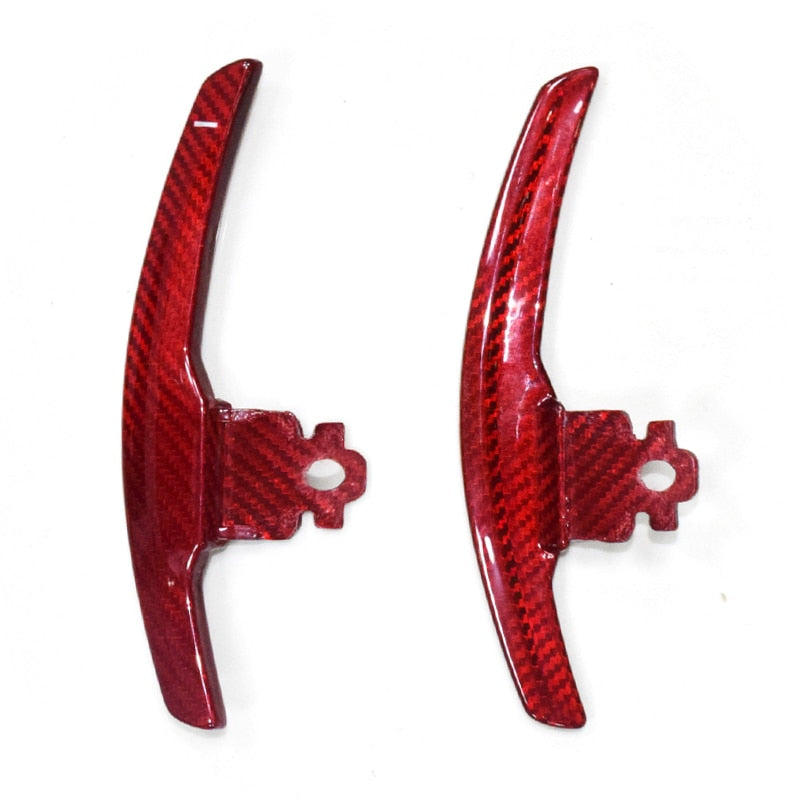 BMW F-Series Carbon Fibre/Carbon Fiber Paddle Shifters - Extended OEM-Fit Direct Replacement Gear Paddles/Shift Levers for F20 F22 F23 F30 F32 F36 F80 M3 M4 M5 M6 - Steering Wheel Paddle Extensions DCT/Steptronic Upgrade