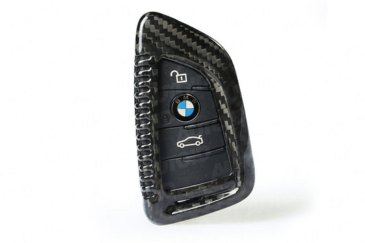 AUTOID TRE Prepreg Dry Carbon Fibre BMW Key Fob Cover Case Shell (2x2 Twill) for Smart/Remote Key – G20 G21 G30 G31 F40 F90 G11 G12 G14 G15 G01 G02 G05 G06 – Fits 1/3/5/7/8 Series, X3 X4 X5 X6, M5 – Key Protector/Housing/Sleeve – 118i 320i 525i 730i