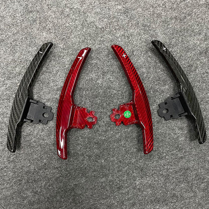 BMW F-Series Carbon Fibre/Carbon Fiber Paddle Shifters - Extended OEM-Fit Direct Replacement Gear Paddles/Shift Levers for F20 F22 F23 F30 F32 F36 F80 M3 M4 M5 M6 - Steering Wheel Paddle Extensions DCT/Steptronic Upgrade