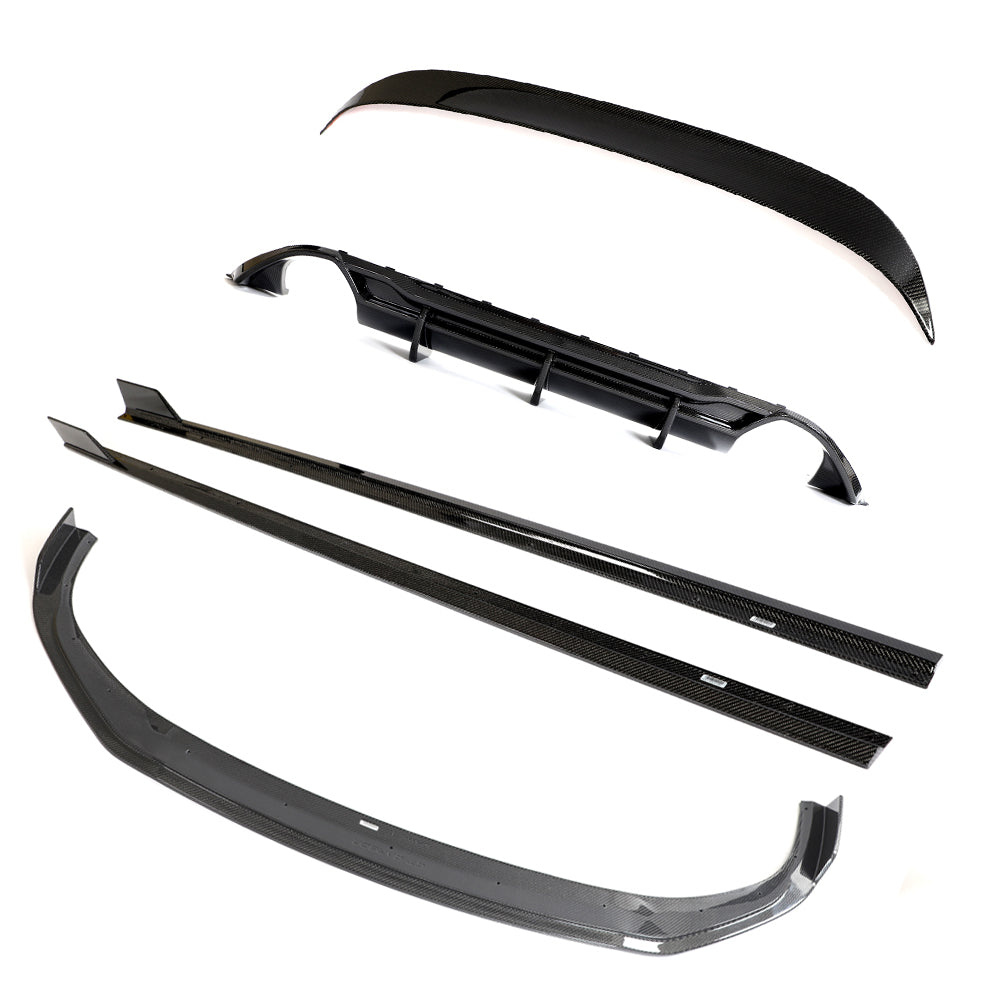 Hyundai i30 N (i30N) Carbon Fibre/Carbon Fiber (CFRP) Body Kit | CT Design Aero Styling Pack Facelift 2020+ | Front Lip Splitter, Rear Diffuser, Side Skirts, Roof Spoiler