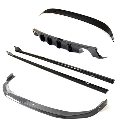 Hyundai i30 N (i30N) Pre-Facelift Carbon Fibre Body Kit – CT Design Aero Package 2017–2020 | Front Lip Splitter, Rear Diffuser, Side Skirts, Boot Spoiler | Carbon Fiber Exterior Styling PFL UK