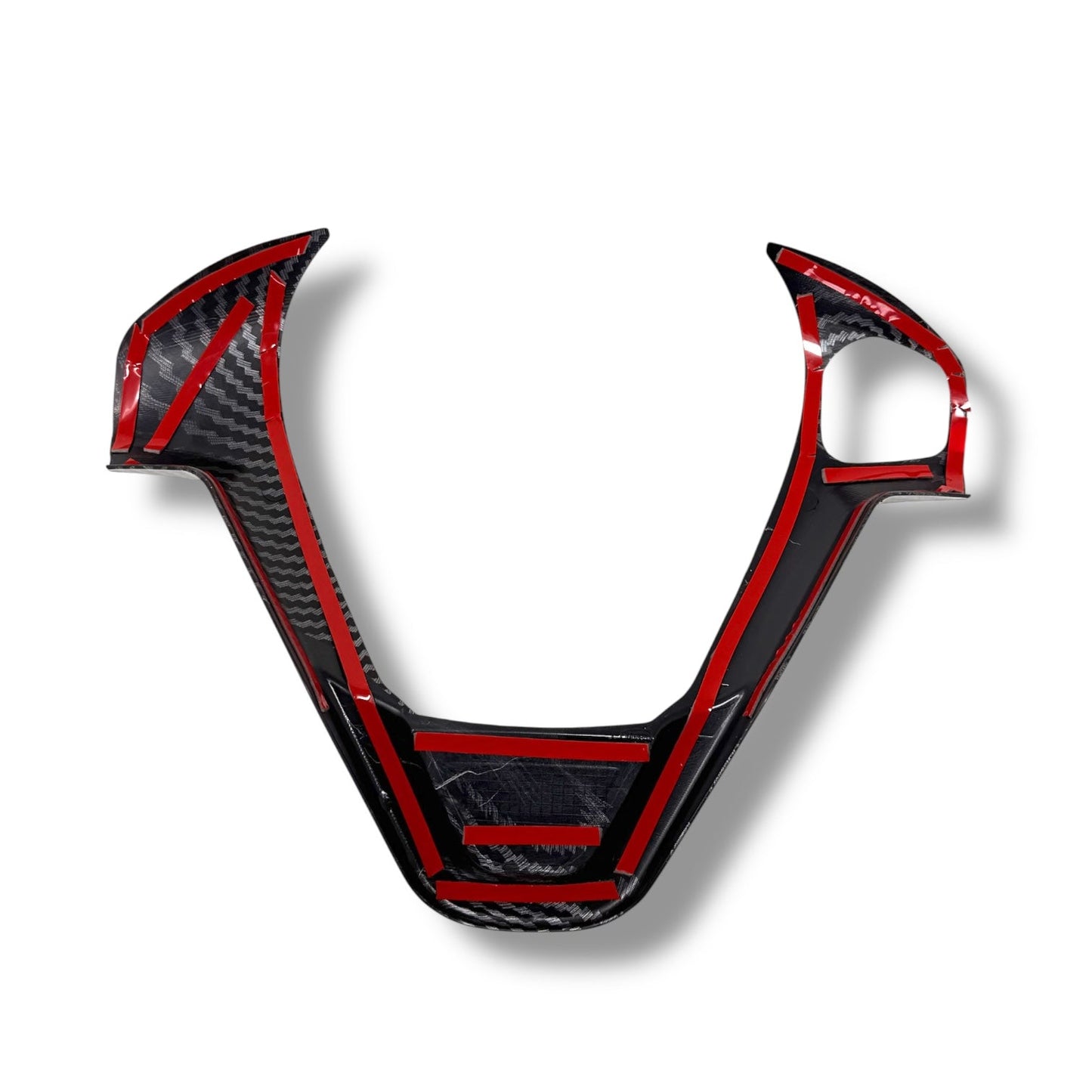 Carbon Fibre Look Steering Wheel Trim for Ford Fiesta MK7 / MK7.5 | CEUK