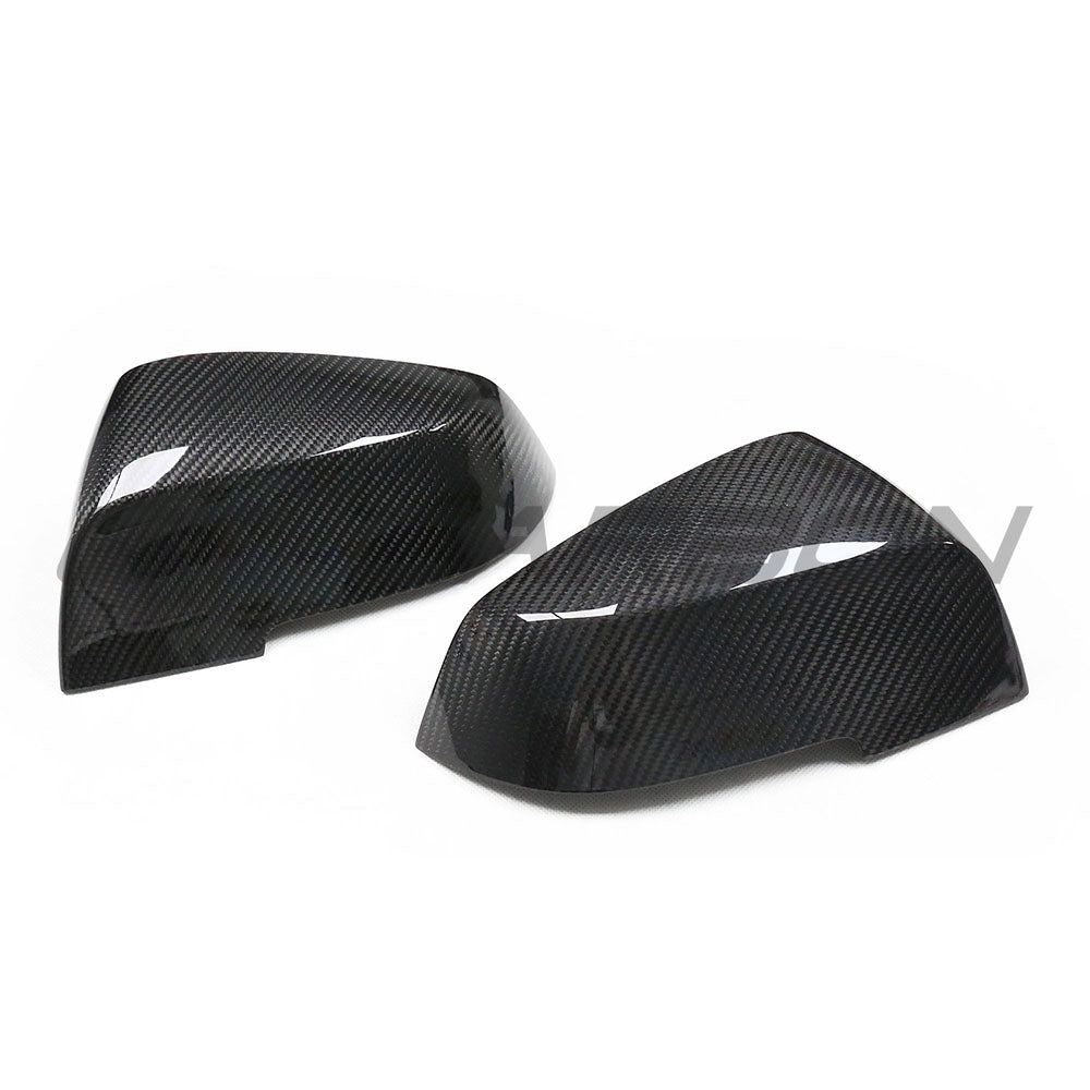 BMW F-Series 1 2 3 4 Series M Sport (F20 F21 F22 F23 F30 F31 F32 F33 F36 F87 M2) Dry Carbon Fibre Mirror Caps | Prepreg Replacement Wing Mirror Covers/Housings/Shells | Gloss OEM Fit by CT Carbon