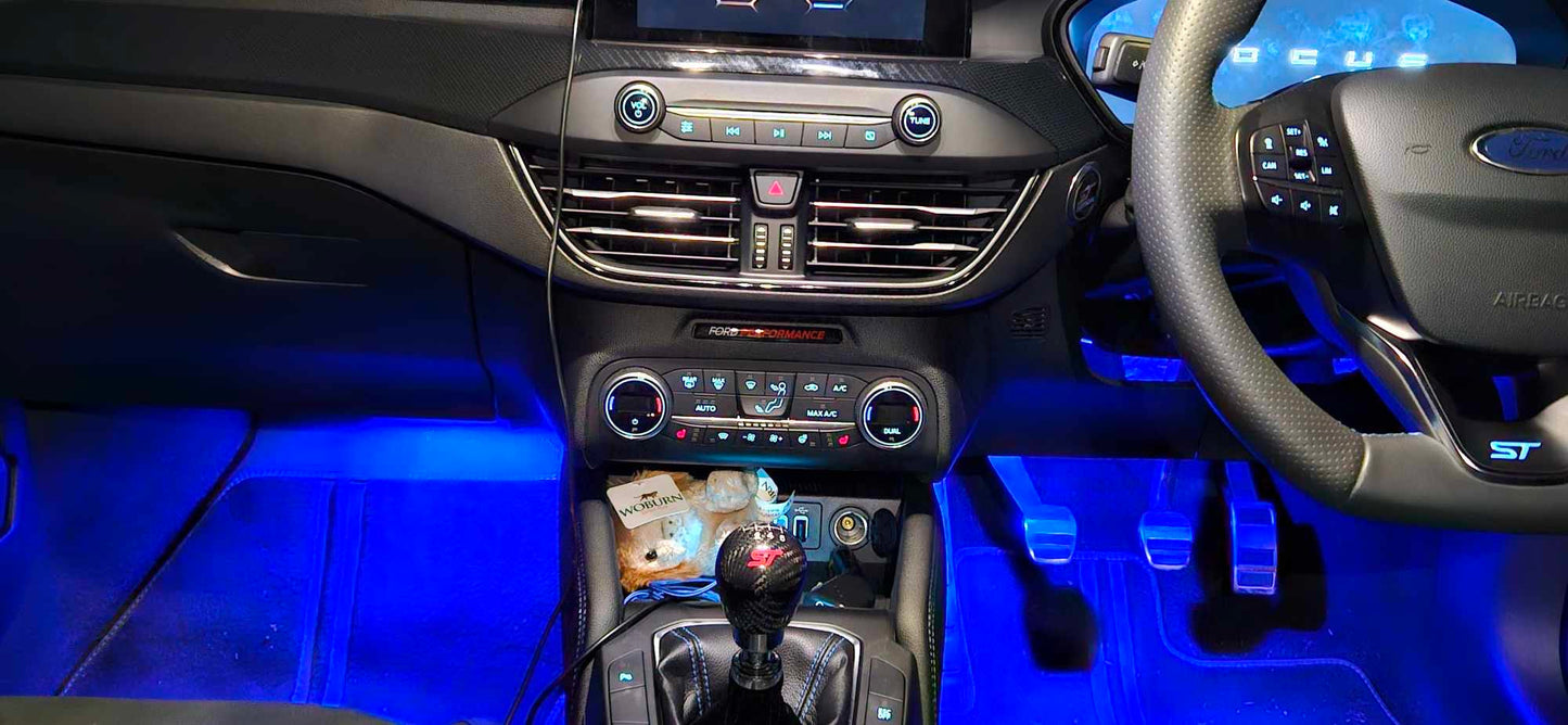MK4 / 4.5 Ford Focus - Ultra Bright OEM Style Footwell Light Unit Upgrade
