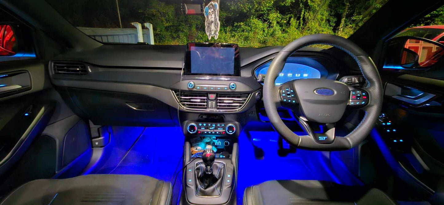 MK4 / 4.5 Ford Focus - Ultra Bright OEM Style Footwell Light Unit Upgrade
