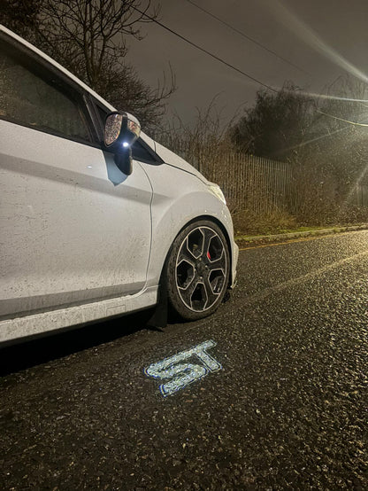 Ford Fiesta MK7 / MK7.5 - ST Logo Projector Puddle Light Replacement Units (Multiple Colours) 2013-2017