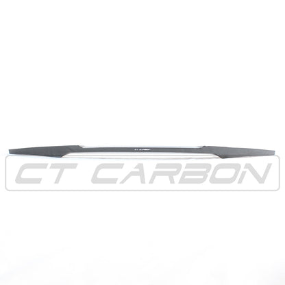 BMW M4 G82 / 4 Series G22 Carbon Fibre/Fiber Rear Boot Lip Spoiler V-Style - Trunk Decklid Tail Lip Wing - Fits 2020+ Coupe - CT Carbon M Performance Style