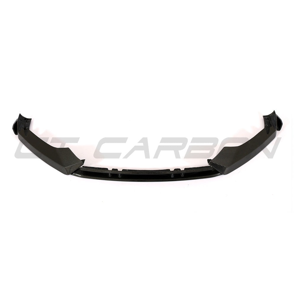 Audi TT RS 8S MK3 Front Splitter Lip Spoiler (2015-2018) Real Carbon Fibre/Carbon Fiber Bumper Lip Chin Spoiler Quattro CT Carbon