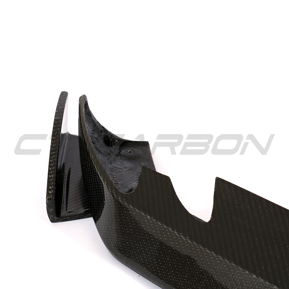 Audi TT RS 8S MK3 Front Splitter Lip Spoiler (2015-2018) Real Carbon Fibre/Carbon Fiber Bumper Lip Chin Spoiler Quattro CT Carbon