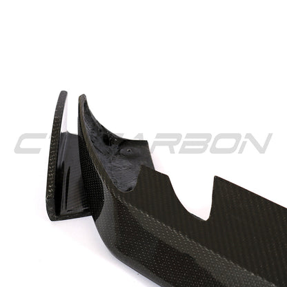 Audi TT RS 8S MK3 Front Splitter Lip Spoiler (2015-2018) Real Carbon Fibre/Carbon Fiber Bumper Lip Chin Spoiler Quattro CT Carbon