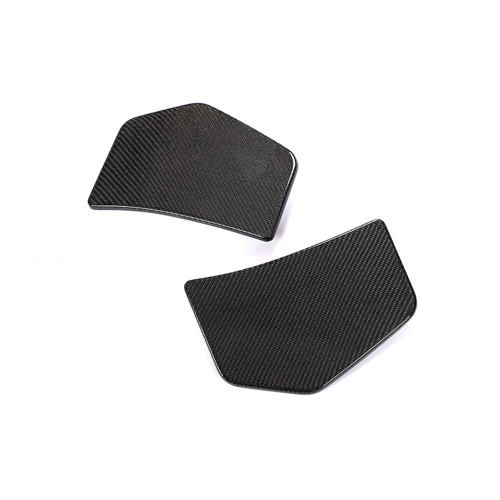 Audi TT RS Mk3 8S Quattro 2015–2018 Carbon Fibre Rear Bumper Extensions, Corner Lips & Spats – CT Carbon Gloss Rear Skirt/Valance Extension Apron Add-On Diffuser Corner Trims / Bumper Corners (Pair)