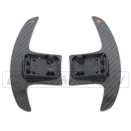 CT Carbon Dry Carbon Fibre Paddle Shifters for BMW G & F Series - Steering Wheel Paddle Extensions, Shift Paddles, Gear Change Levers - Fits G20 G80 G22 G82 G30 F90 F40 F44 G01 G02 G05 G06 | M3 M4 M5 X3M X4M X5M X6M