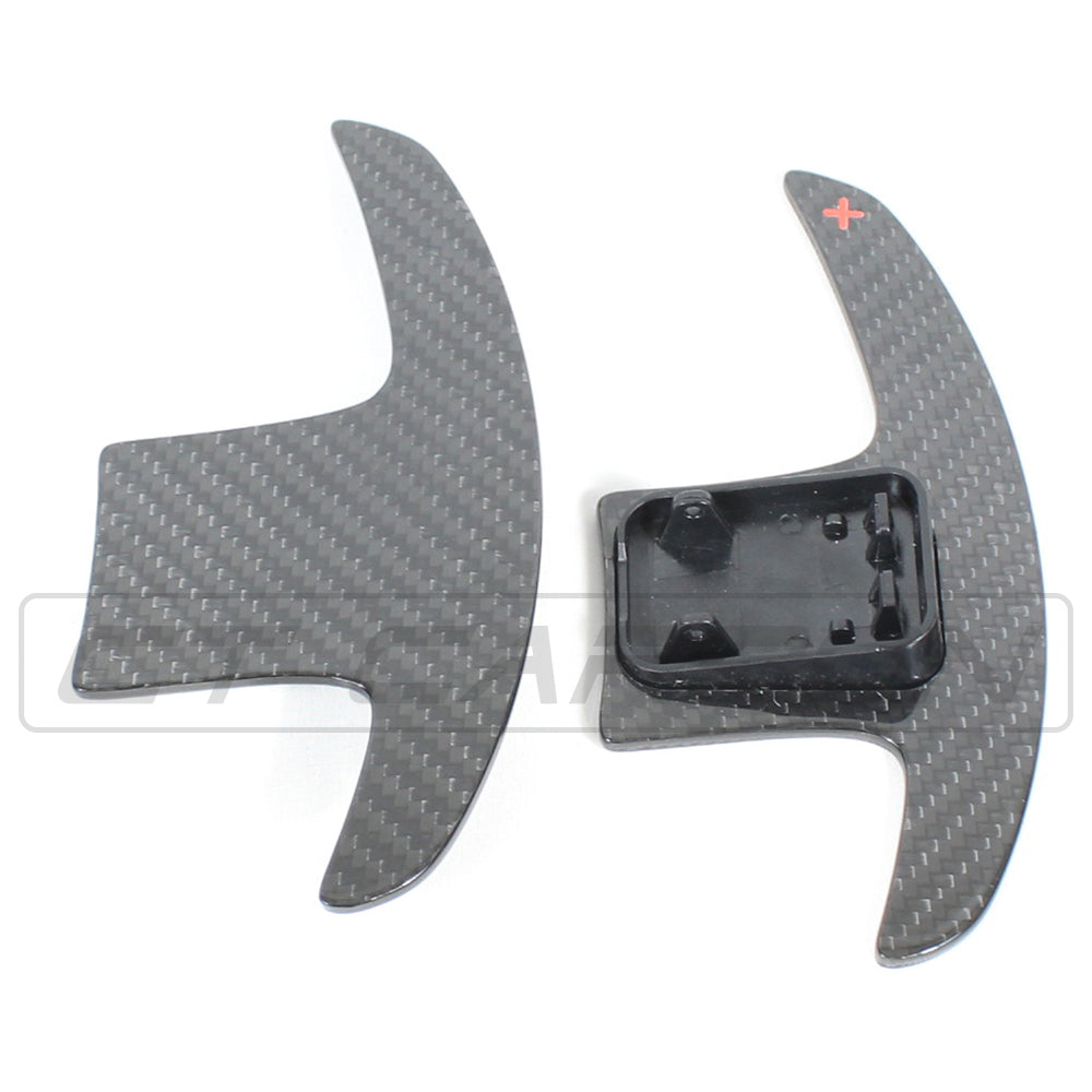 CT Carbon Dry Carbon Fibre Paddle Shifters for BMW G & F Series - Steering Wheel Paddle Extensions, Shift Paddles, Gear Change Levers - Fits G20 G80 G22 G82 G30 F90 F40 F44 G01 G02 G05 G06 | M3 M4 M5 X3M X4M X5M X6M