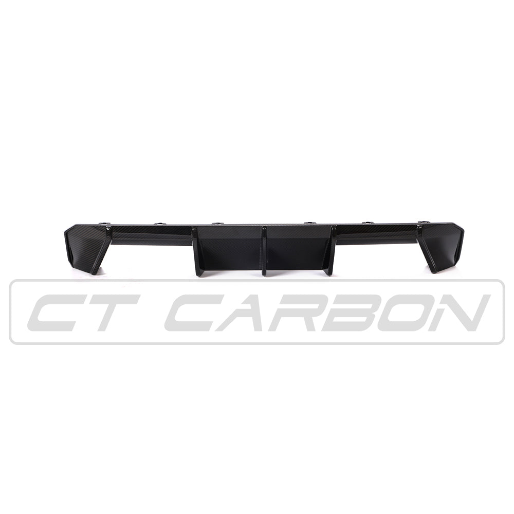 CT Carbon Rear Diffuser/Valance for BMW M3/M4 G80 G82 G83 (2021+) – M Performance/MP Style Carbon Fibre Lower Bumper Insert, Rear Splitter/Skirt, Quad Exhaust Surround – G8X OEM+ Upgrade