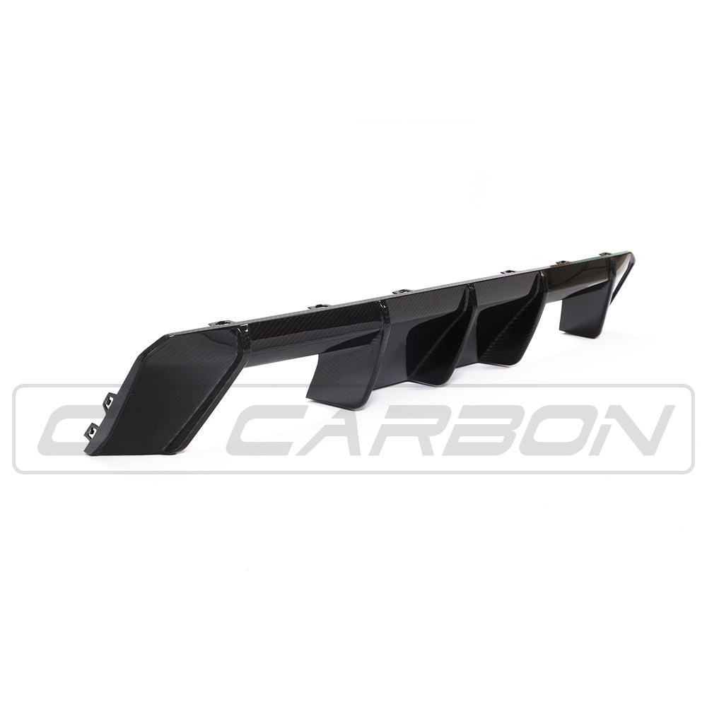CT Carbon Rear Diffuser/Valance for BMW M3/M4 G80 G82 G83 (2021+) – M Performance/MP Style Carbon Fibre Lower Bumper Insert, Rear Splitter/Skirt, Quad Exhaust Surround – G8X OEM+ Upgrade