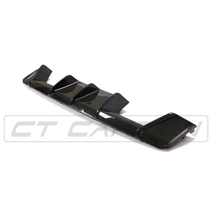 CT Carbon Rear Diffuser/Valance for BMW M3/M4 G80 G82 G83 (2021+) – M Performance/MP Style Carbon Fibre Lower Bumper Insert, Rear Splitter/Skirt, Quad Exhaust Surround – G8X OEM+ Upgrade
