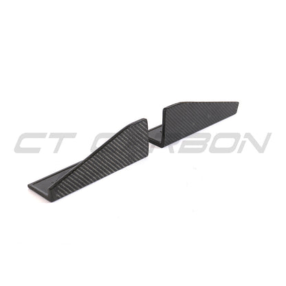 AUDI TT RS (TTRS) MK3 8S QUATTRO 2015–2018 COUPE/ROADSTER REAL CARBON FIBRE SIDE SKIRT EXTENSIONS – SIDE SPLITTERS/SILL EXTENSIONS/ROCKER PANELS/SIDE BLADES – CARBON FIBER AERO SKIRTS BY CT CARBON