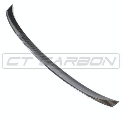 CT Carbon BMW M4 G82 & 4 Series G22 Coupe Carbon Fibre/Carbon Fiber Boot/Trunk Lip Spoiler – M Performance (MP) Style Gloss 2x2 Twill Pre-Preg – Rear Decklid/Tailgate Wing Blade – Fits 2021+ M4, 2018+ 420i 430i M440i