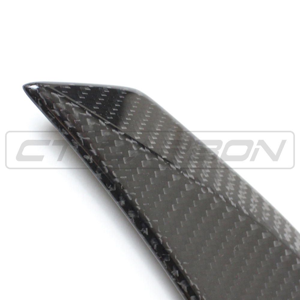 CT Carbon BMW M4 G82 & 4 Series G22 Coupe Carbon Fibre/Carbon Fiber Boot/Trunk Lip Spoiler – M Performance (MP) Style Gloss 2x2 Twill Pre-Preg – Rear Decklid/Tailgate Wing Blade – Fits 2021+ M4, 2018+ 420i 430i M440i