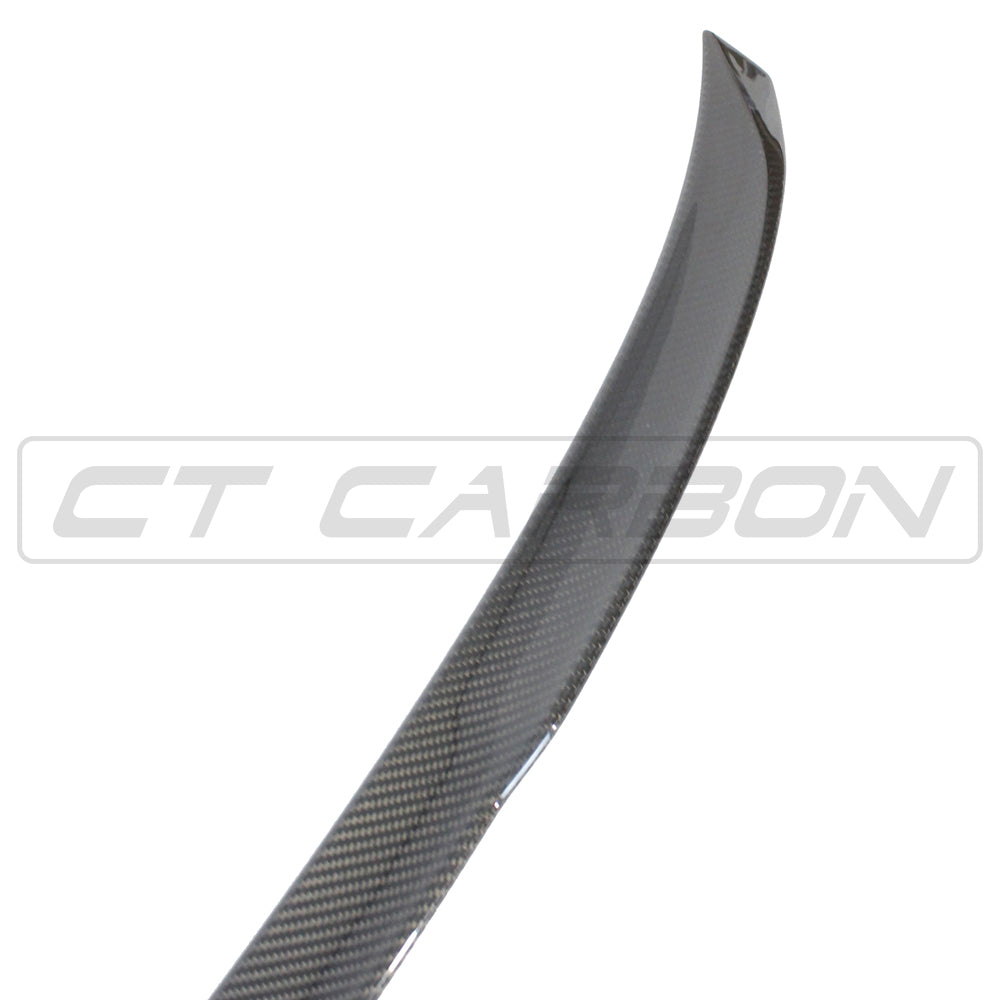 CT Carbon BMW M4 G82 & 4 Series G22 Coupe Carbon Fibre/Carbon Fiber Boot/Trunk Lip Spoiler – M Performance (MP) Style Gloss 2x2 Twill Pre-Preg – Rear Decklid/Tailgate Wing Blade – Fits 2021+ M4, 2018+ 420i 430i M440i