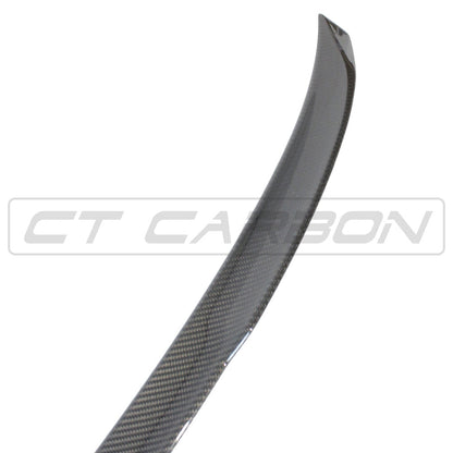 CT Carbon BMW M4 G82 & 4 Series G22 Coupe Carbon Fibre/Carbon Fiber Boot/Trunk Lip Spoiler – M Performance (MP) Style Gloss 2x2 Twill Pre-Preg – Rear Decklid/Tailgate Wing Blade – Fits 2021+ M4, 2018+ 420i 430i M440i