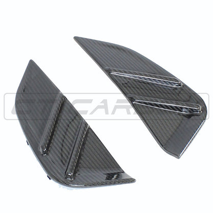 BMW M3 G80 (2021+) Carbon Fibre (Carbon Fiber) Direct Replacement Side Fender Vent Trim – Gloss Wing Vents, Side Gills, Garnish | CT Carbon
