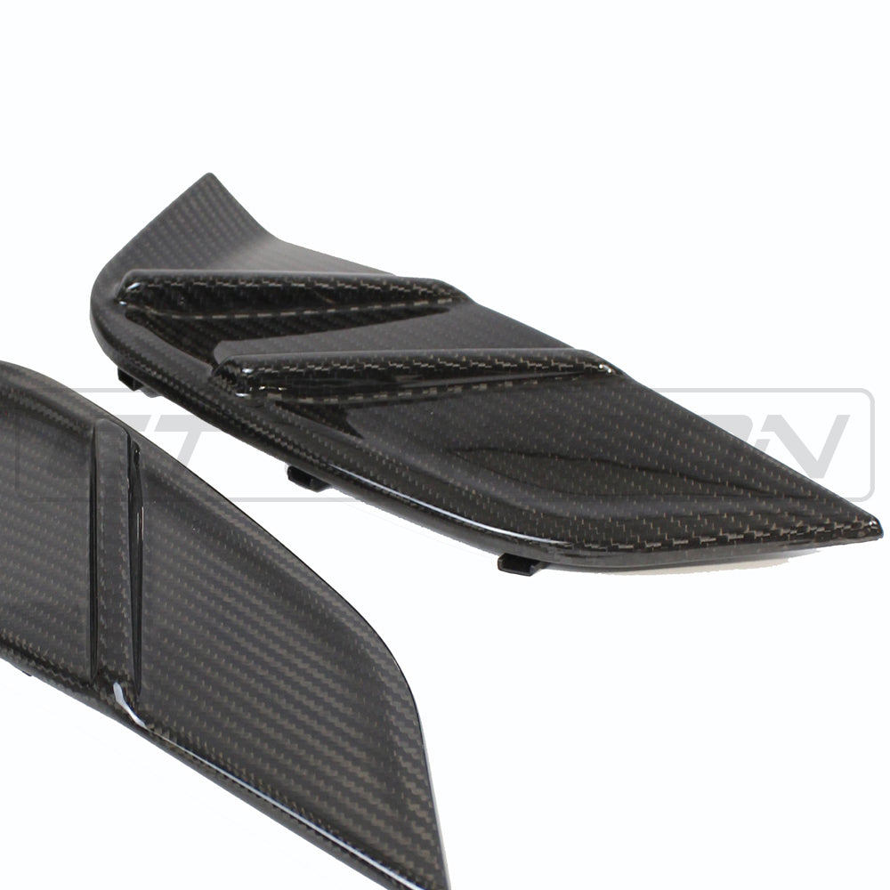 BMW M3 G80 (2021+) Carbon Fibre (Carbon Fiber) Direct Replacement Side Fender Vent Trim – Gloss Wing Vents, Side Gills, Garnish | CT Carbon