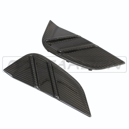 BMW M3 G80 (2021+) Carbon Fibre (Carbon Fiber) Direct Replacement Side Fender Vent Trim – Gloss Wing Vents, Side Gills, Garnish | CT Carbon
