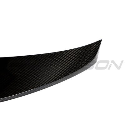 BMW M2 G87 (2023+) & 2 Series G42 Coupe (2022+) Carbon Fibre Rear Lip Spoiler – Boot/Trunk Lip Ducktail/Tailgate Spoiler by CT Design | Pre-Preg OEM+ Fit