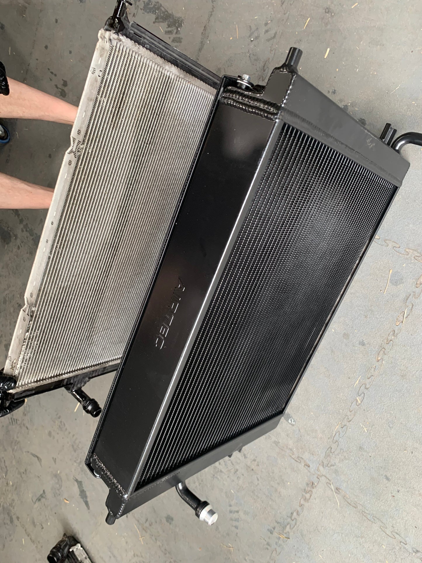 AIRTEC Motorsport B58 Water-to-Air Chargecooler/Intercooler Radiator Upgrade, Triple-Pass 90mm Core, Direct-Fit Front Mount Heat Exchanger - BMW 1/2/3/4 Series F20 F21 F22 F23 F30 F31 F32 F33 F36 (M140i M240i 340i 440i) 2014-2019 - ATRADBMW2