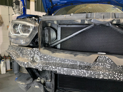 AIRTEC Motorsport B58 Water-to-Air Chargecooler/Intercooler Radiator Upgrade, Triple-Pass 90mm Core, Direct-Fit Front Mount Heat Exchanger - BMW 1/2/3/4 Series F20 F21 F22 F23 F30 F31 F32 F33 F36 (M140i M240i 340i 440i) 2014-2019 - ATRADBMW2