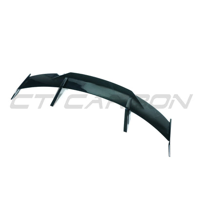 BMW M3/M4 G80 G82 Rear Lip Spoiler - Gloss Piano Black ABS, M Performance Style - Boot/Trunk Decklid Tail Spoiler OEM+ Aero Wing - 2021+ Saloon & Coupe | BLAK by CT Carbon