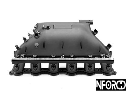 BMW M2 (G87) S58 Billet Port Injection Intake Manifold with Integrated Intercooler and Fuel Rail - RK Autowerks PFI/MPI, Gen 1/Gen 2 Fitment