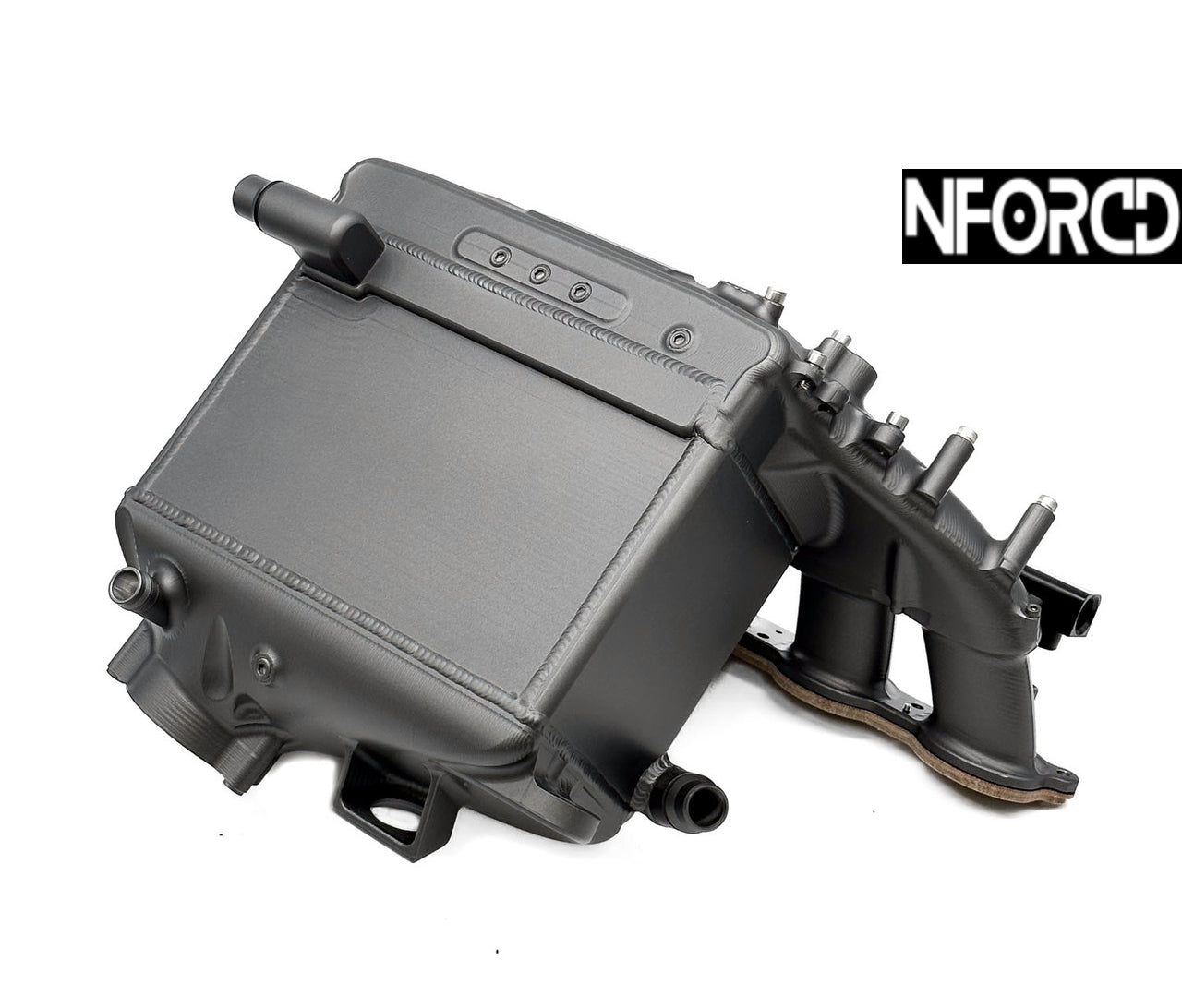 BMW M2 (G87) S58 Billet Port Injection Intake Manifold with Integrated Intercooler and Fuel Rail - RK Autowerks PFI/MPI, Gen 1/Gen 2 Fitment