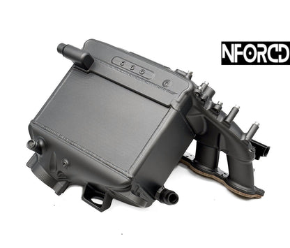 BMW M2 (G87) S58 Billet Port Injection Intake Manifold with Integrated Intercooler and Fuel Rail - RK Autowerks PFI/MPI, Gen 1/Gen 2 Fitment