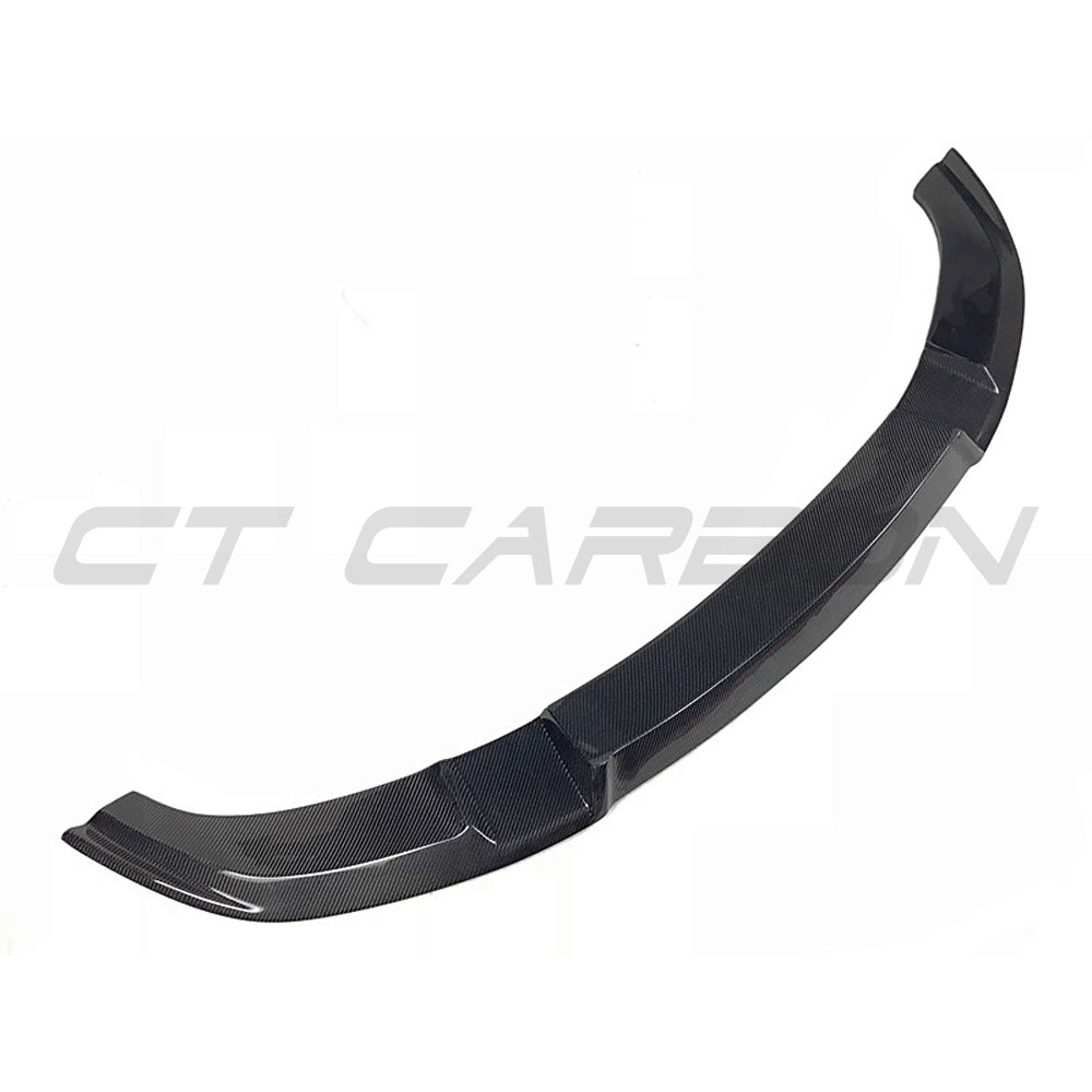 BMW M2 F87 N55 2015-2018 Carbon Fibre Front Lip Splitter Spoiler – CS/M4 CS Look, M Performance Style Gloss Front Bumper Lip, OG F87 Aero Valance by CT Carbon