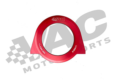 VAC Motorsports Front Crankshaft Oil/Main Seal Guard Shield for BMW N54 N55 S55 - Serpentine/Aux Belt Suck-In Ingestion Fix Seal Saver - Crank Pulley/Harmonic Balancer/Crank Hub Protector - 6061 Billet Aluminium - Fits 135i 335i 435i 1M M2 M3 M4