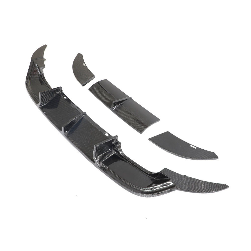 Volkswagen VW Golf R Mk7 2014-2017 Carbon Fibre Rear Diffuser / Valance / Lower Bumper Lip – Fits Golf 7 R & R-Line – Rear Bumper Insert Skirt Splitter Apron – Genuine Carbon – CT Carbon