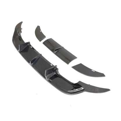 Volkswagen VW Golf R Mk7 2014-2017 Carbon Fibre Rear Diffuser / Valance / Lower Bumper Lip – Fits Golf 7 R & R-Line – Rear Bumper Insert Skirt Splitter Apron – Genuine Carbon – CT Carbon