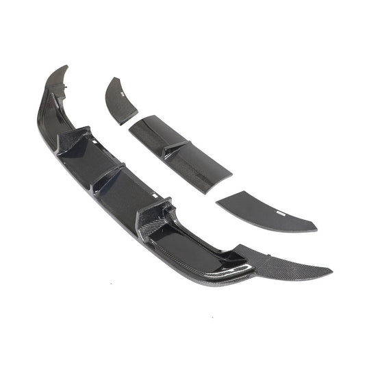 Volkswagen VW Golf R Mk7 2014-2017 Carbon Fibre Rear Diffuser / Valance / Lower Bumper Lip – Fits Golf 7 R & R-Line – Rear Bumper Insert Skirt Splitter Apron – Genuine Carbon – CT Carbon