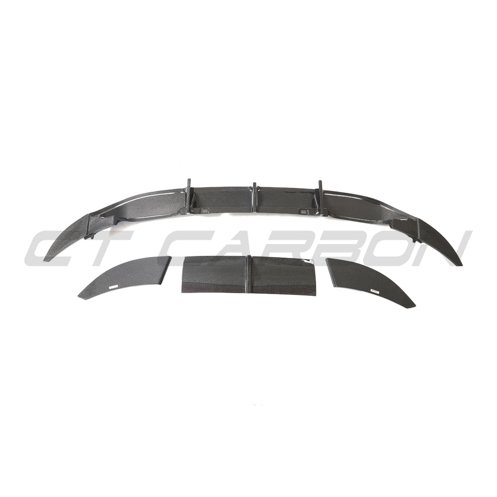 Volkswagen VW Golf R Mk7 2014-2017 Carbon Fibre Rear Diffuser / Valance / Lower Bumper Lip – Fits Golf 7 R & R-Line – Rear Bumper Insert Skirt Splitter Apron – Genuine Carbon – CT Carbon